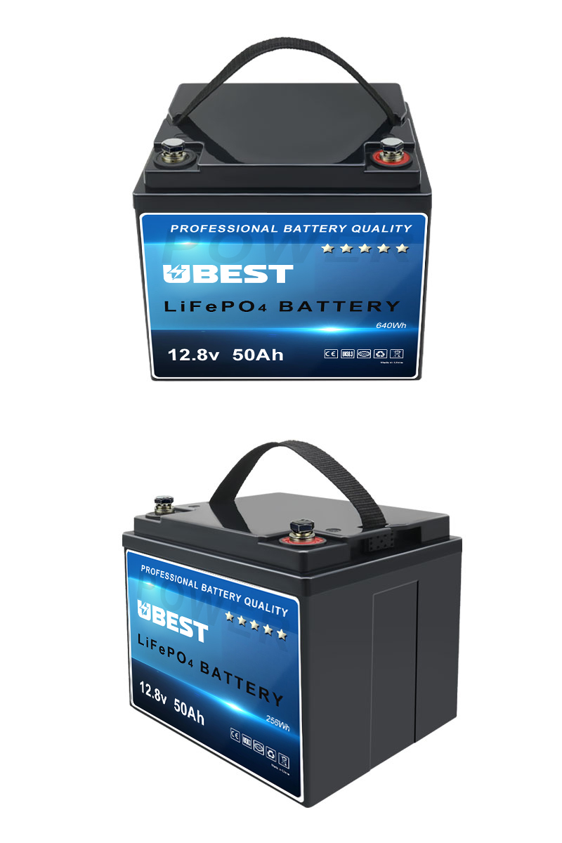 Golf Car 12V 50Ah LiFePO4 Lithium Battery Iron Phosphate Battery